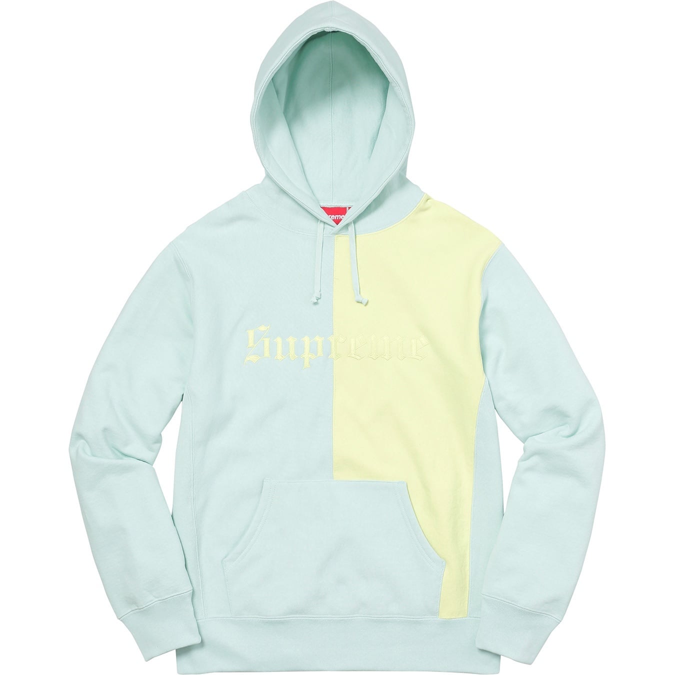 Split Old English Hooded Sweatshirt view 7